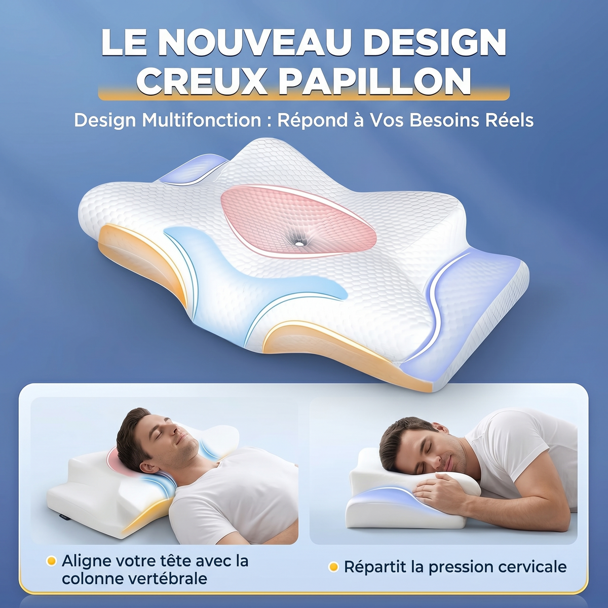Oreiller Cervical à Mémoire de Forme LuneRest®