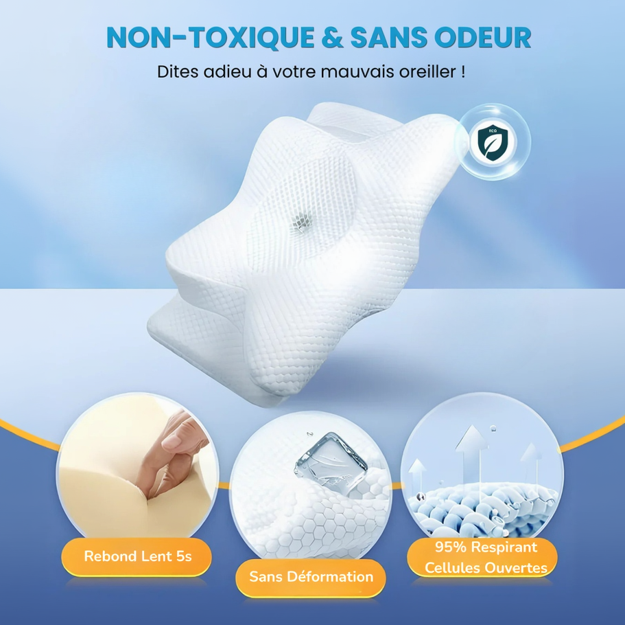 Oreiller Cervical à Mémoire de Forme LuneRest®